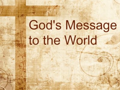 Conversations with God: God’s Message to the World (Neale Donald Walsch)